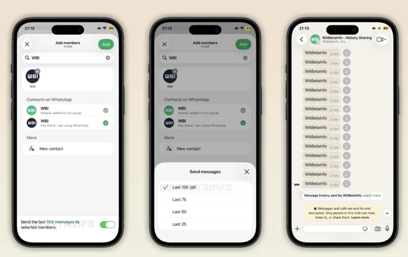 WhatsApp Eski Mesajları Gösterme Özelliği