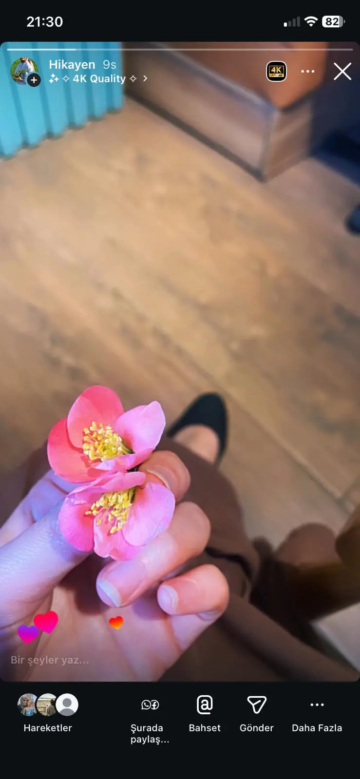 Instagram hikayesini Facebook'ta paylaşma