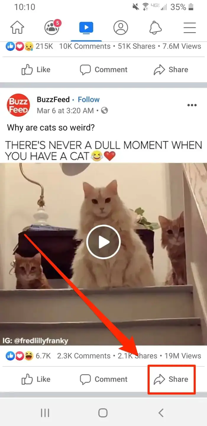 WhatsApp Facebook Videosu Paylaşma