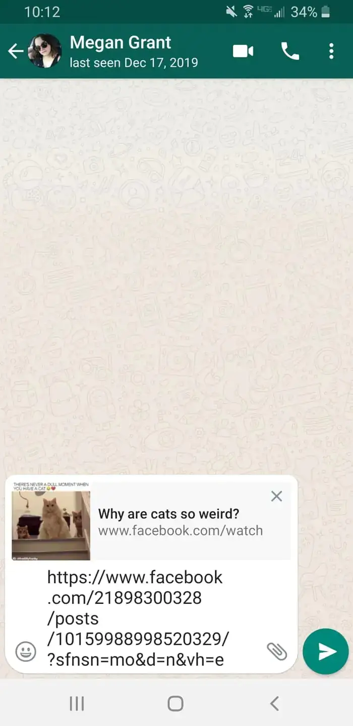 WhatsApp Facebook Videosu Paylaşma