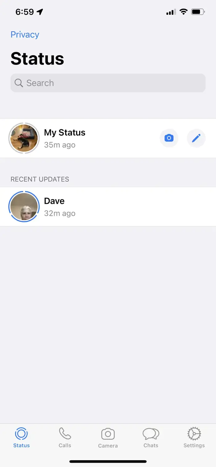 WhatsApp Hikayeler Özelliğini Kullanma