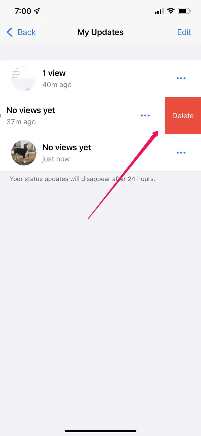 WhatsApp Hikayeler Özelliğini Kullanma