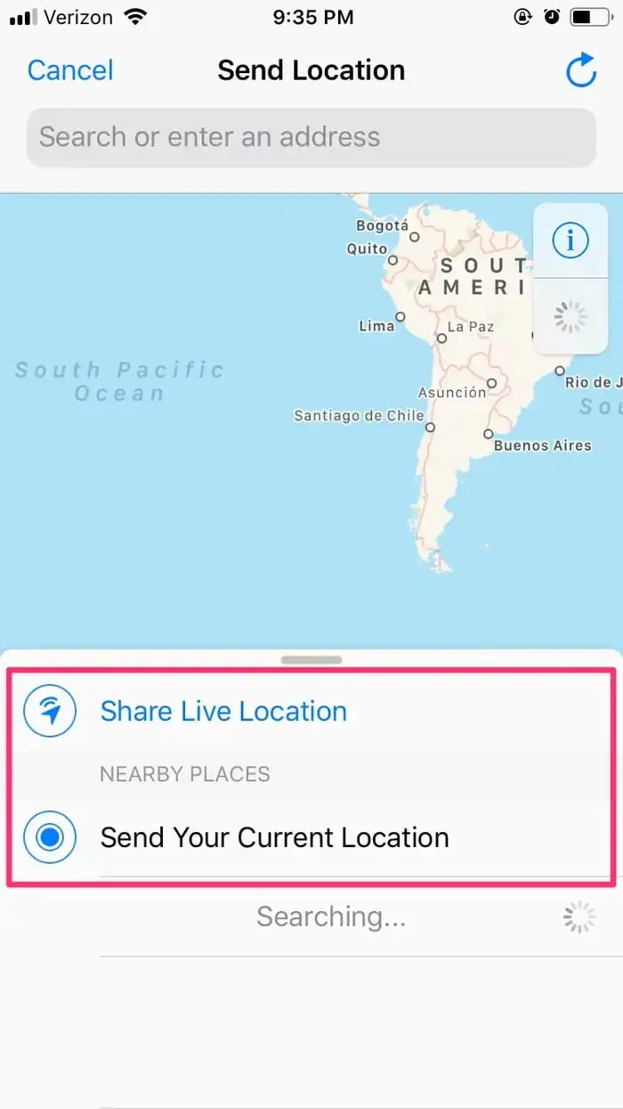 WhatsApp Konum Paylaşma