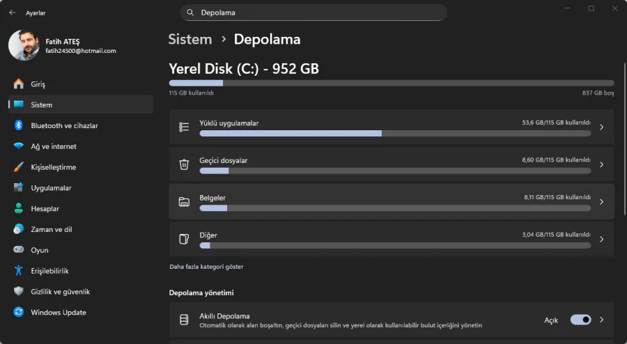 Bilgisayarda Yer Kaplayan Dosyaları Bulmanın En Kolay Yolu