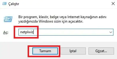 Windows 10'da 'Kısıtlı' Kullanıcıya 'Yönetici' Yetkisi Verme (Resimli Anlatım)
