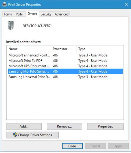 Windows 10'da yazıcı kaldırılamıyor