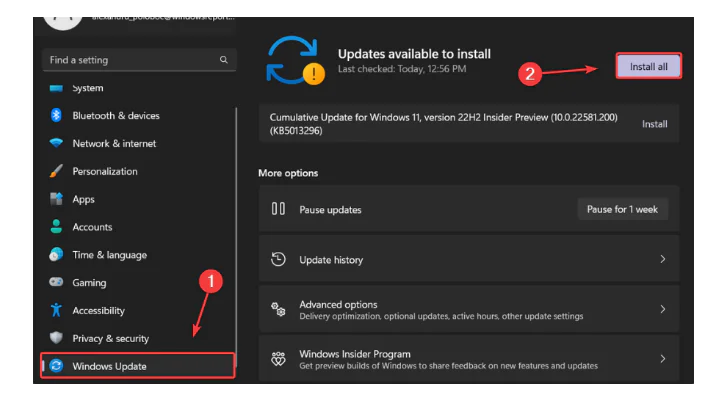 Windows 11 22H2 yükleme işlemi 0x800f0806 hatasıyla başarısız oluyor