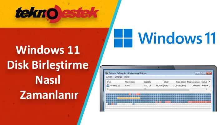 Windows 11 Disk Birleştirme Nasıl Zamanlanır