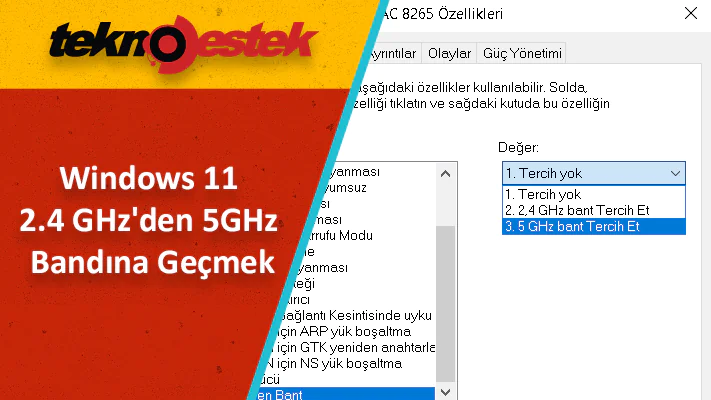 2.4 GHz'den 5GHz Bandına Geçmek