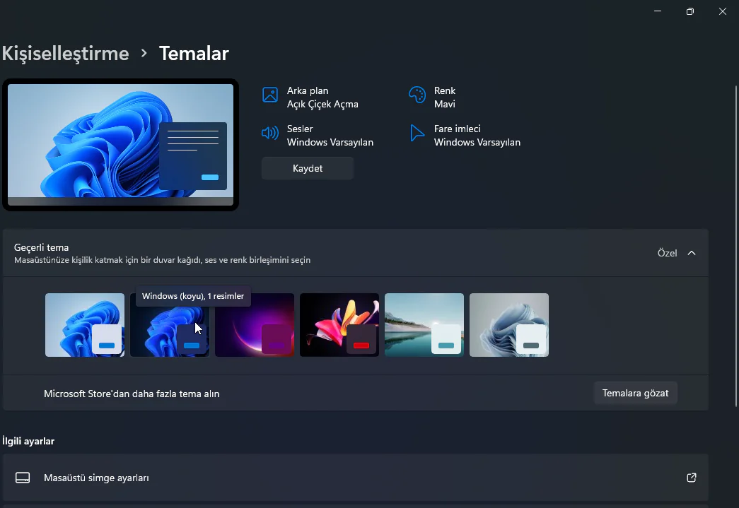 Windows 11'de Karanlık Mod Nasıl Etkinleştirilir