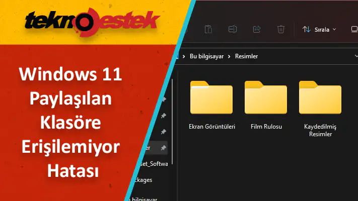 aylaşılan Klasöre Erişilemiyor' sorununu nasıl düzeltirim?