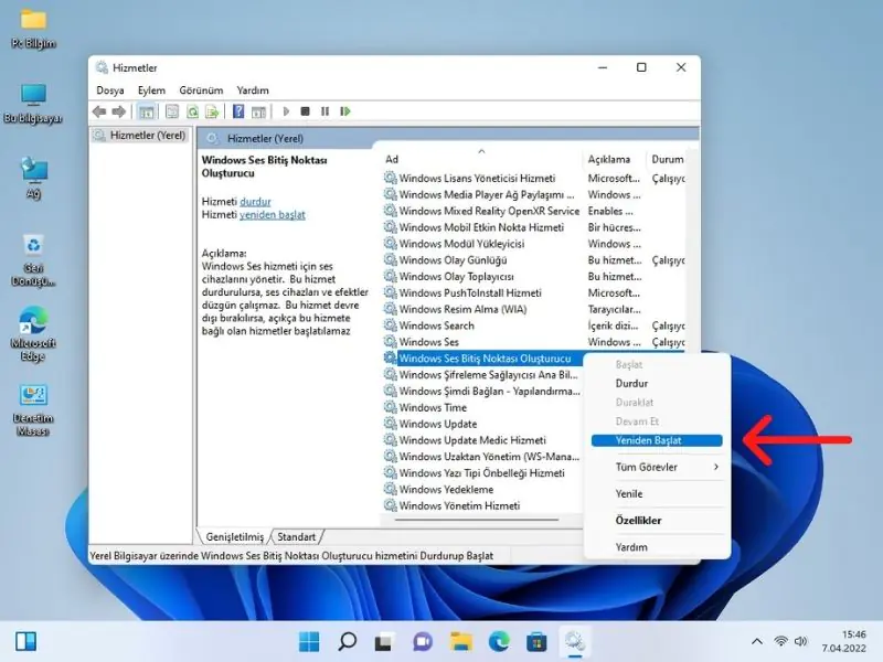 Windows 11 Ses Kesilme Sorunu