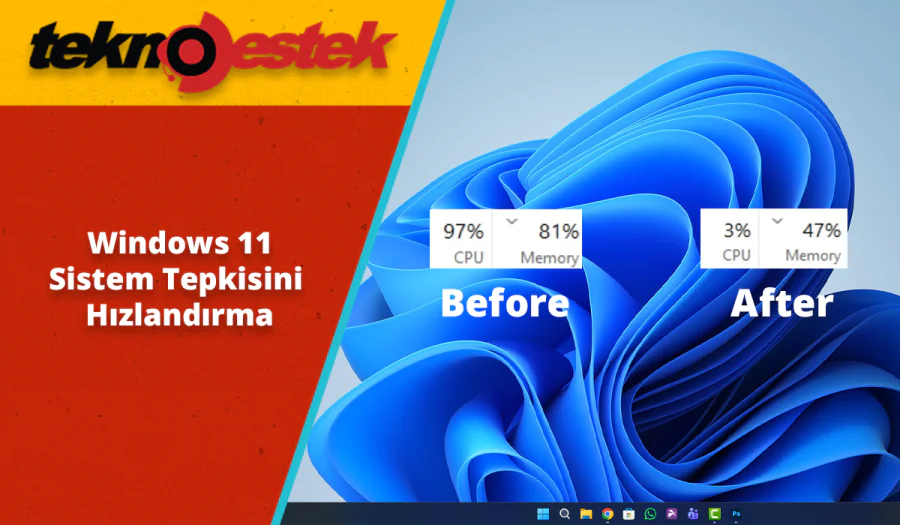 Windows 11 Sistem Tepkisini Hızlandırma