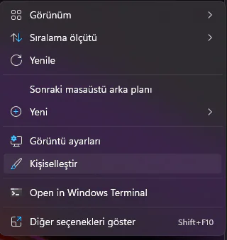 Windows 11 Tema Nasıl Değiştirilir