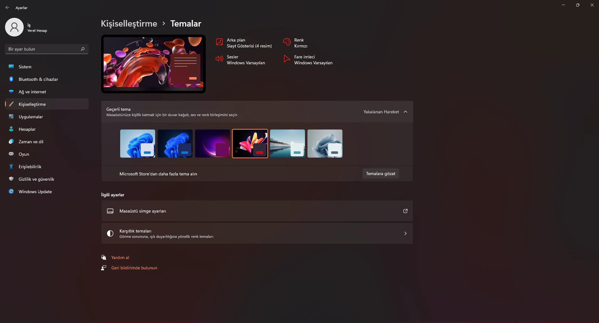 Windows 11 Tema Nasıl Değiştirilir