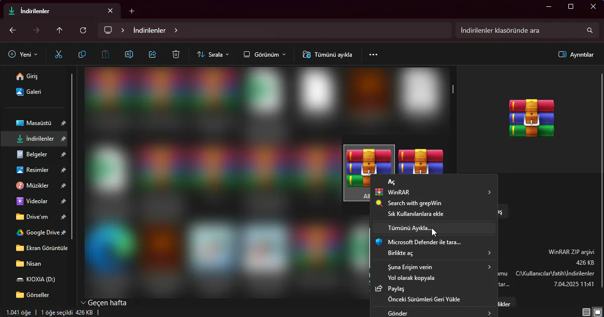 Windows 11 Yazı Tipi Değiştirme