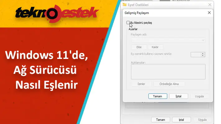 Eşleme sürücüleri için ağ bulmayı nasıl etkinleştiririm?