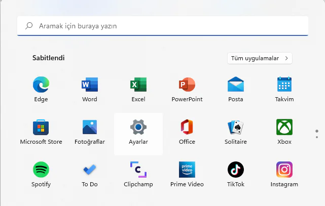 Windows 11'de Dil Çubuğu Eksik