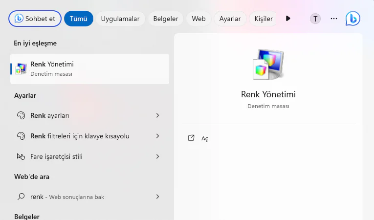 Oyun Sırasında Renkler Değişiyor Adım Adım yapılması gereken işlemler