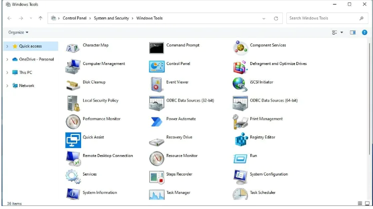 Bir sonraki pencerede kurduğunuz tüm RSAT bileşenlerini bulacaksınız Başlatmak için herhangi birine çift tıklamanız yeterlidir