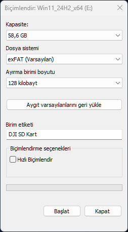 DJI SD Kartı Görmüyor Sorunu için Çözüm Yöntemleri