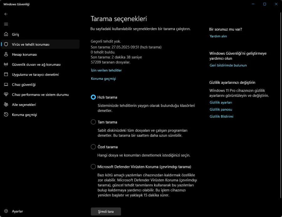 Windows 11 Yüksek RAM Kullanımı