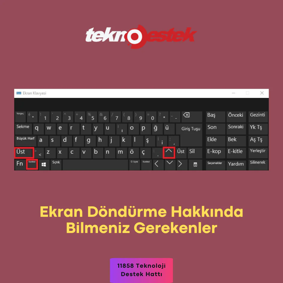 Ekran döndürme hakkında bilmeniz gerekenler