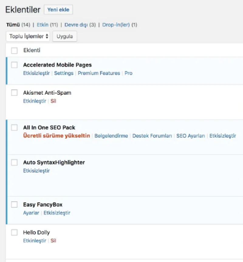 WordPress HTTP Hatası Çözümü