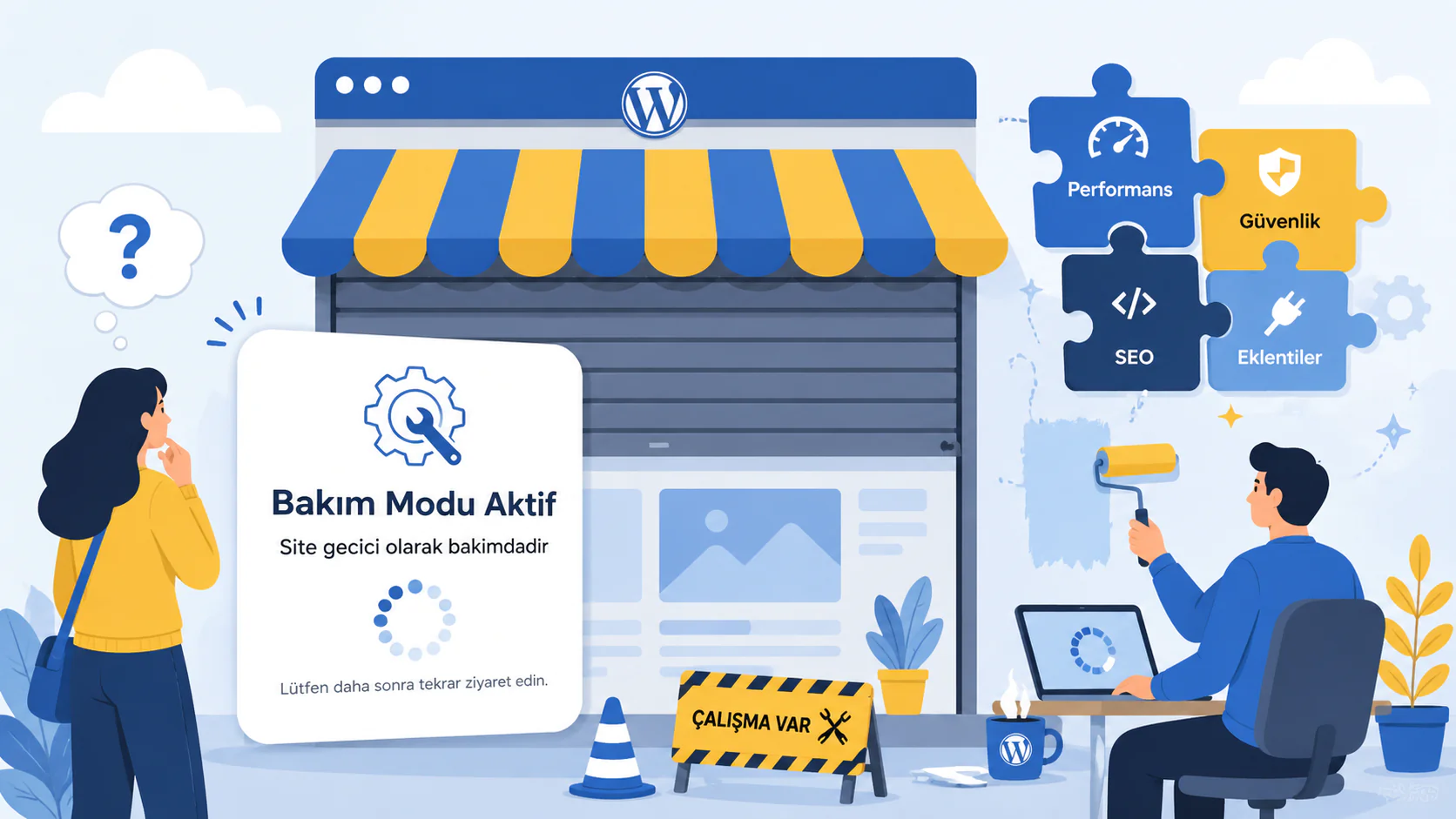 WordPress Sitesini Yayından Kaldırma