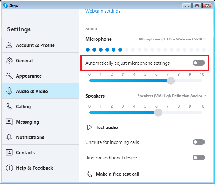 Skype'ta Karşı Tarafa Cızırtılı Ses Gitme Sorunu 