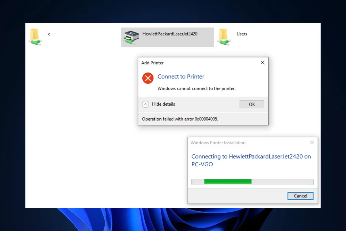 Yazıcı Belirli Yazıcı Sürücülerini Yükleyemiyor Sorunu 