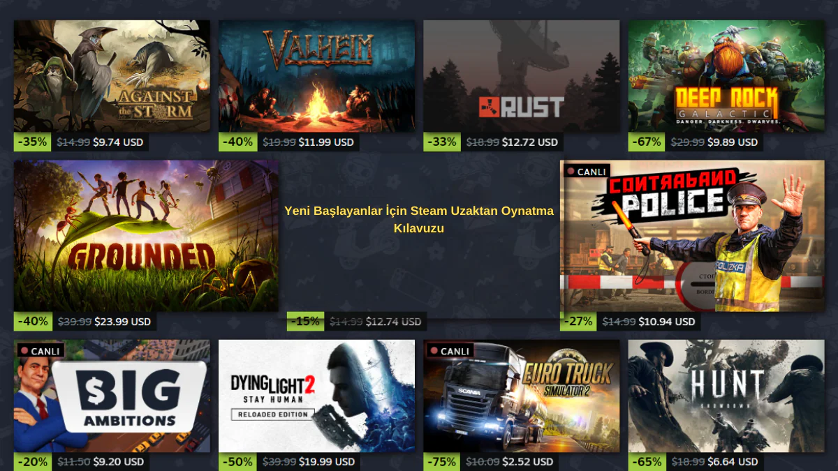 Yeni Başlayanlar Steam