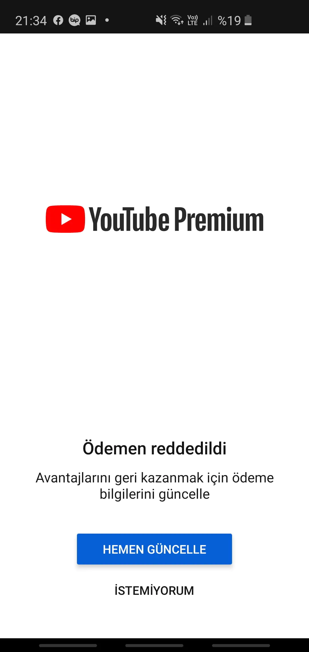 Youtube ödeme sorunlarını giderme yöntemleri nelerdir. Satın alma işlemi yapılırken ödeme reddedilme veya gerçekleşmiyor