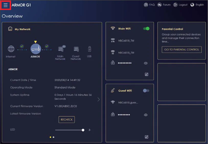 ZyXEL Armor G1 (NBG6818) Modem Kurulumu