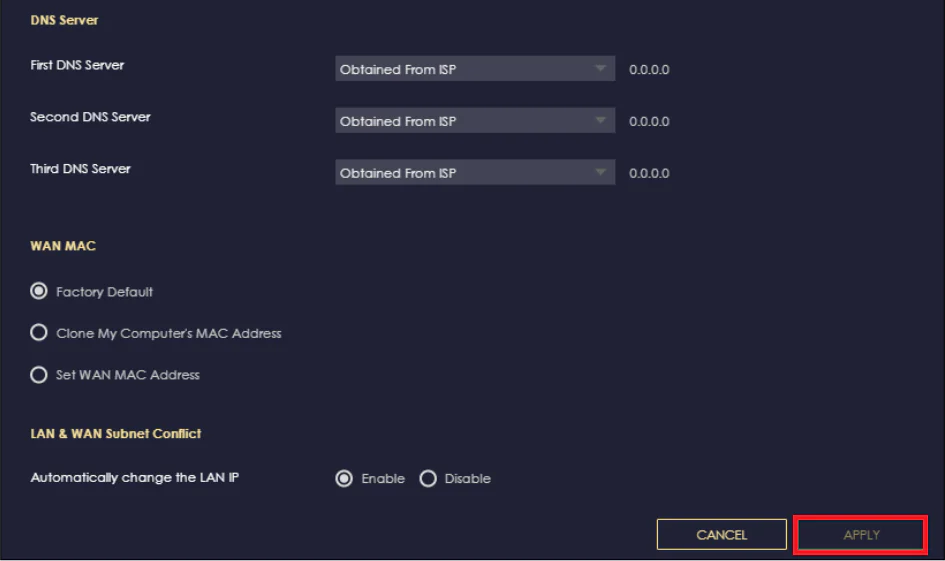 ZyXEL Armor G5 (NBG7815) Modem Kurulumu