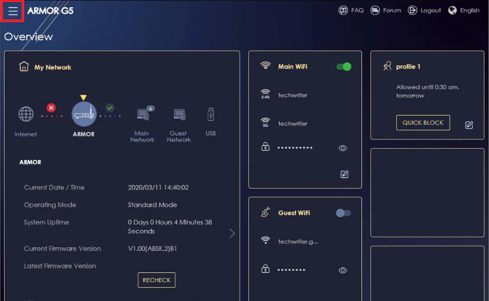 ZyXEL Armor G5 (NBG7815) Modem Kurulumu
