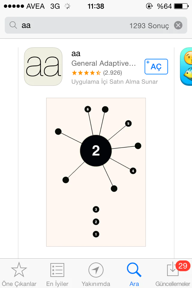 İOS da aa Oyunu nasıl oynanır