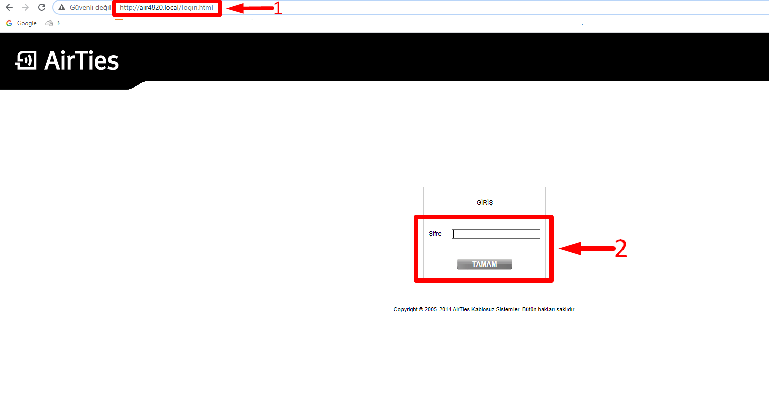 AirTies Air4820 Kurulumu
