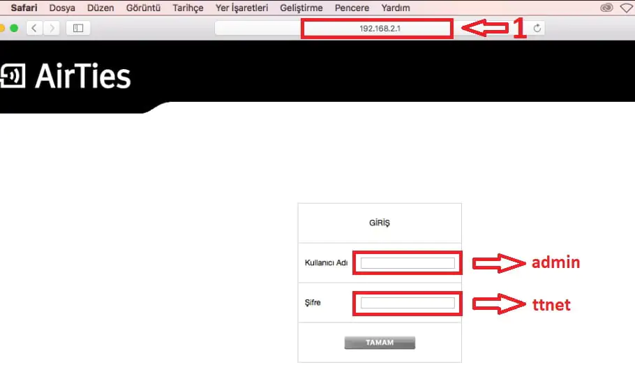 AirTies Air 5444 Bridge Mod (Resimli Anlatım)
