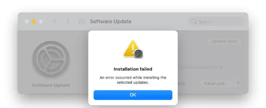 Macbook M1 Güncelleştirme Hatası nasıl çözülür