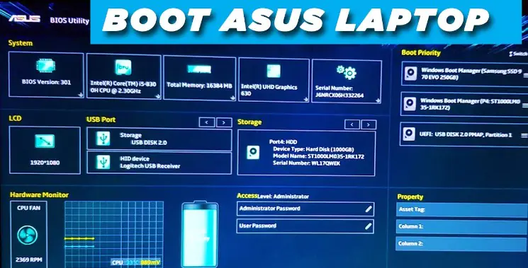 Asus boot ayarları nasıl yapılır