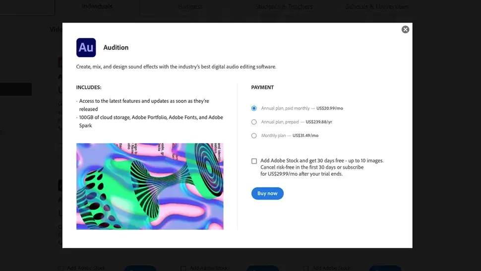 audition satın alma