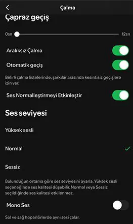 Spotify Daha Az Mobil Veri Kullanması