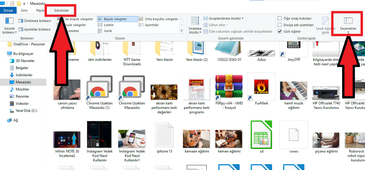 bilgisayarda fotoğraf önizleme göstermeme sorunu