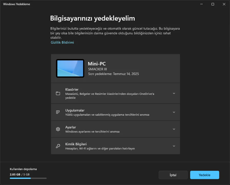 Bilgisayarınızı Harici Bir Sabit Sürücüye Yedekleme 2