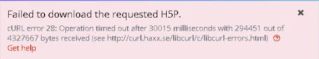 cURL Hatası 28 Çözümler