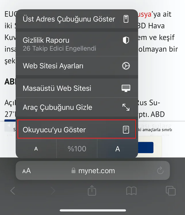 Iphone da Açılır Pencereleri Etkinleştirme