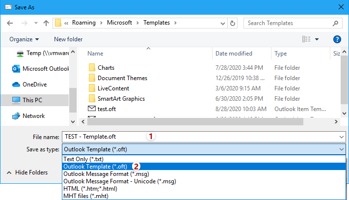 Outlook E-posta Şablonları Oluşturma