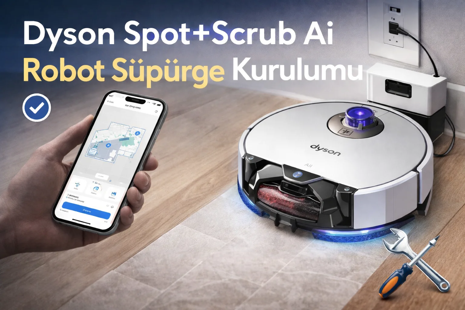 Dyson Spot+Scrub Ai Robot Süpürge Kurulumu Nasıl Yapılır