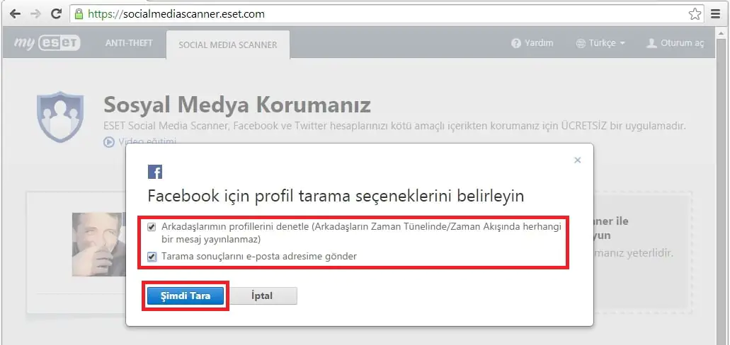 Facebook Hesap Güvenliğini yükseltme